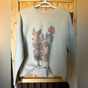 Gina Brand Graphic Western Sweater